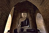 Bagan Myanmar. Buddha statue of the Thambula Temple. 